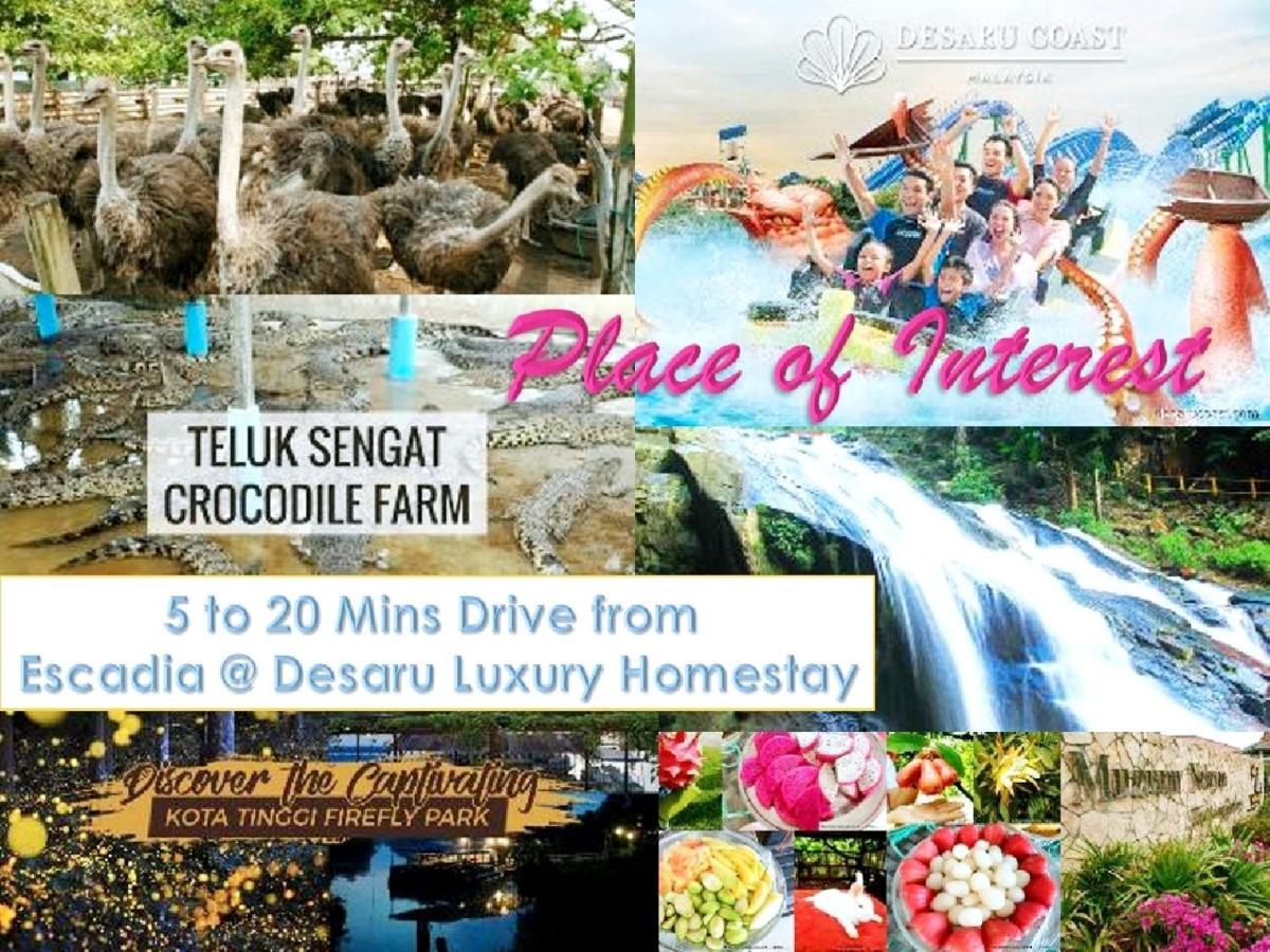 Desaru Cosy Homestay - Near Waterpark, Beach, Rapid -Wifi, Tvbox, Steamboat, Bbq Available Экстерьер фото